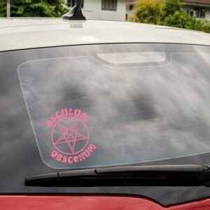 Kiss the Go-goat SIOSP Osculum Obscenum Ghost Inspired Vinyl Sticker Decal - Etsy