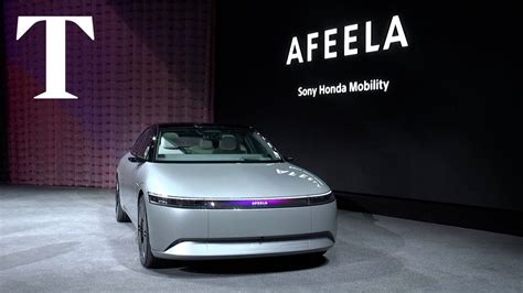 Sony unveils Afeela electric car prototype - YouTube