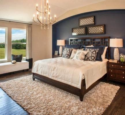 68 Trendy White And Dark Wood Bed Room Navy Blue | Blue master bedroom ...