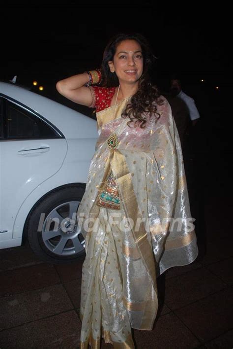 Juhi Chawla at Ramesh Taurani''s 25th Wedding Anniversary Celebrations, in Mumbai Media