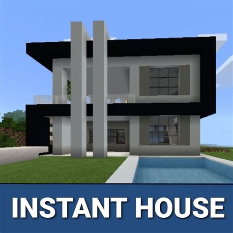 Download Instant House Minecraft PE Mod: fast house building