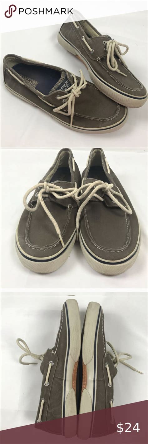 Sperry Docksiders Brown Canvas Boat Shoes 9 Men’s Sperry Shoes, Men's Shoes, Sperry Topsiders ...