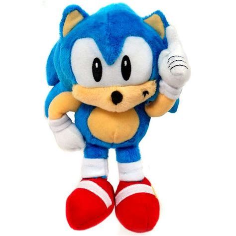 Sonic The Hedgehog Classic Sonic Plush - Walmart.com - Walmart.com