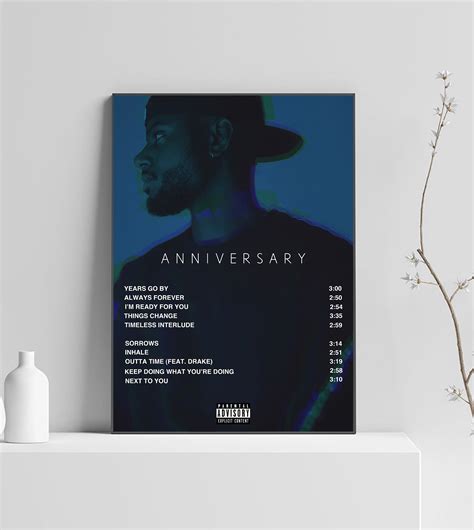 Bryson Tiller Poster ANNIVERSARY Poster Bryson Tiller - Etsy