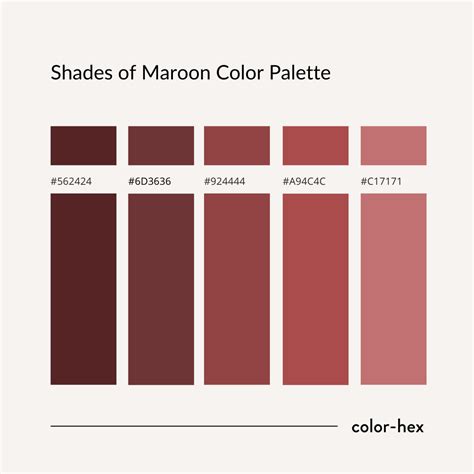 Maroon Color Code