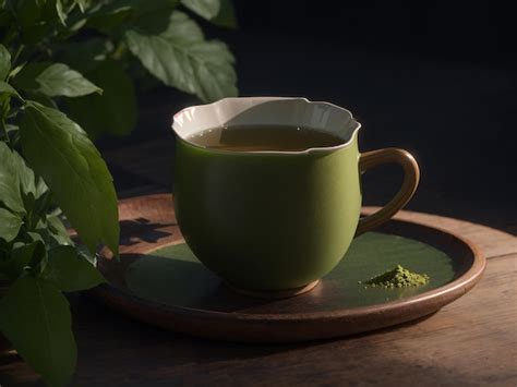 Premium AI Image | Japanese Matcha Tea