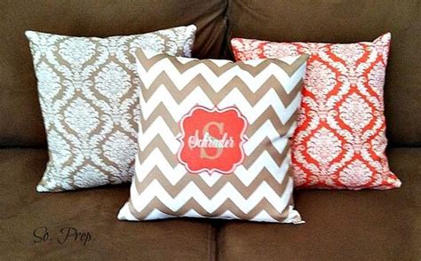 Items similar to CUSTOM PERSONALIZED Monogrammed Throw Pillows ...