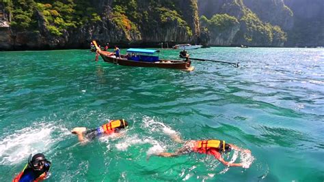 Stock video of maya bay, thailand - circa december | 5390909 | Shutterstock