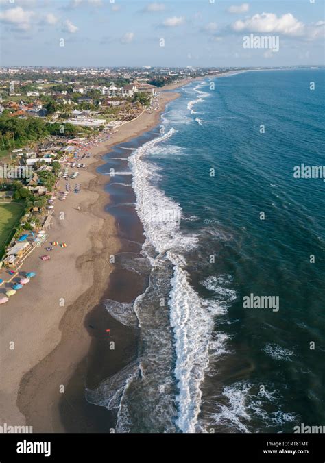 Indonesia, Bali, Aerial view of Berawa beach Stock Photo - Alamy