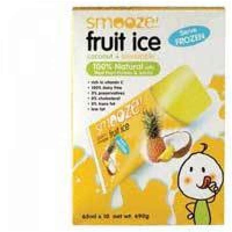 Smooze Ready To Freeze Fruit Ice Coconut & Pineapple Reviews - Black Box