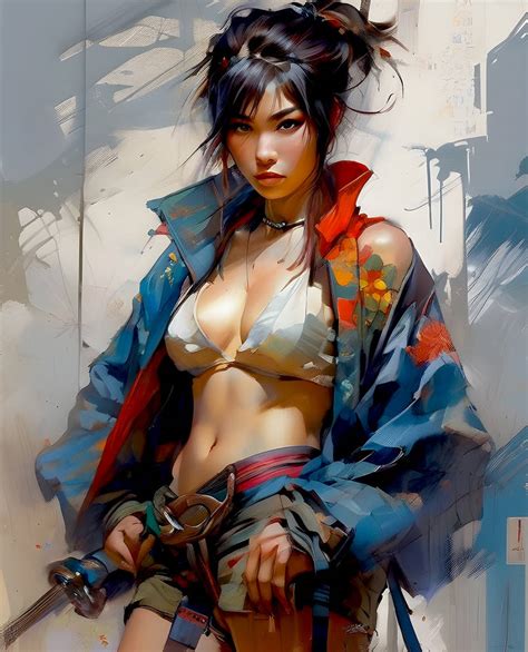 Katana Girl 1 by isuneek on DeviantArt