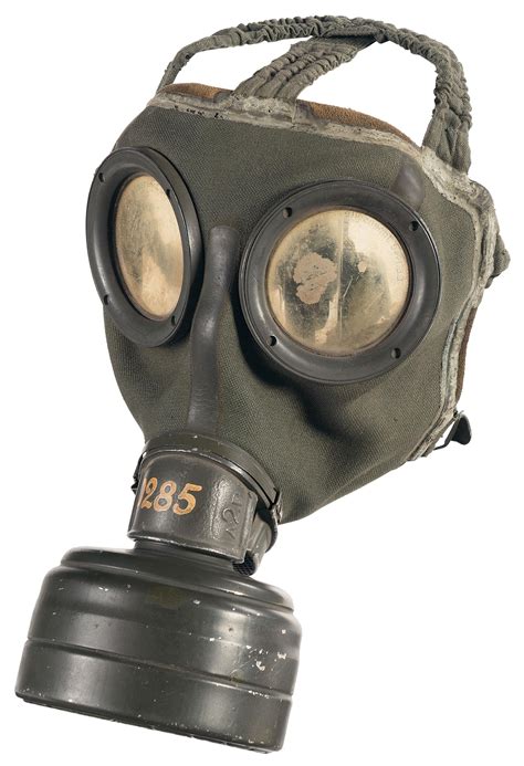 Rare Early World War II German Fallschirmjager Gas Mask with Bag | Rock ...