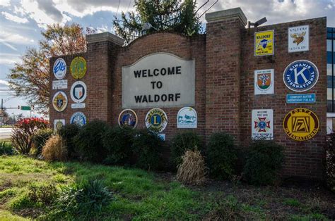 Welcome to Waldorf sign in Waldorf, MD