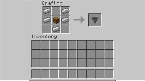 Minecraft: How To Craft A Hopper & How To Use A Hopper