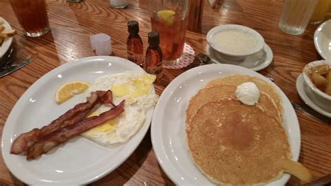 Cracker Barrel Pancake breakfast. Highly recommend it since you get ...