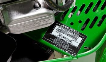 Lawn Mower Serial Number | John Deere US