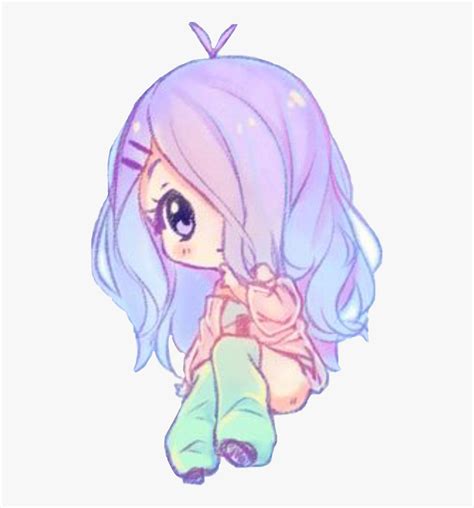 Download 18+ Kawaii Cute Pastel Girl Drawing - AH Long Hair