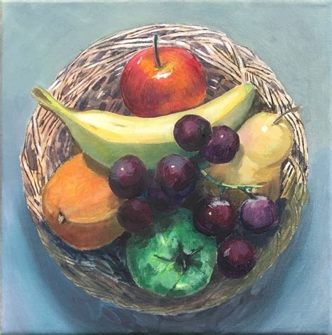 Fruit Basket Painting by Chuck Benson | Saatchi Art