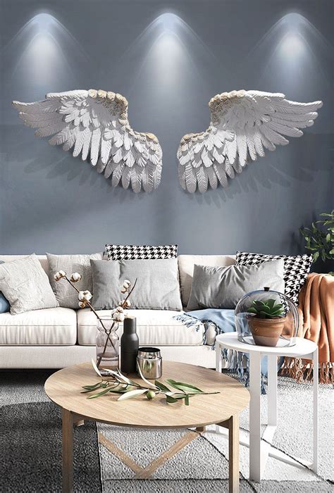 Angel Wings Wall Decoration | Angel wings wall decor, Angel wings wall, Wing wall