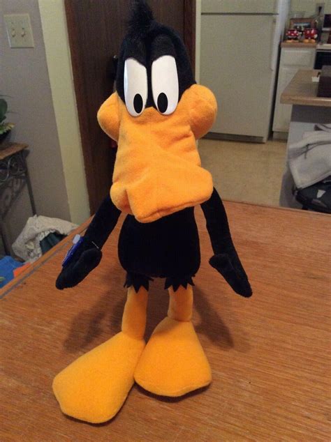 Daffy Duck Plush Vintage Applause 1999 Looney Tunes 14" Tall Bendable Legs | #3783558822