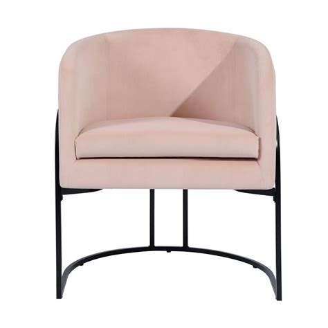 213 Furniture Charles Blush Accent Chair | The Home Depot Canada