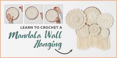 The DIY Crochet Mandala Wall Hanging Kit You Need Now | Crochet ...