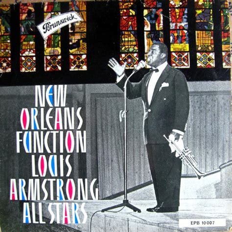 Louis Armstrong All Stars* - New Orleans Function / On The Sunny Side Of The Street (1961, Vinyl ...