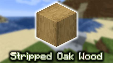 Stripped Oak Log