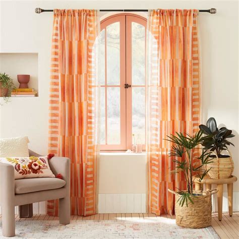 Curtain Call: Opalhouse Designed with Jungalow Ophelia Printed Burnout Sheer Curtains ...