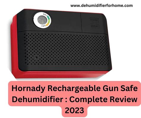 Hornady Rechargeable Gun Safe Dehumidifier : Review 2023