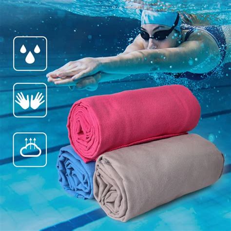 Portable Size Outdoors Quick Dry Travel Towel Compact Solid Color ...