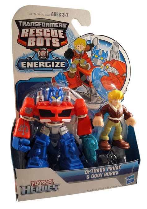 Review – Transformers: Rescue Bots Optimus Prime & Cody Burns – BattleGrip