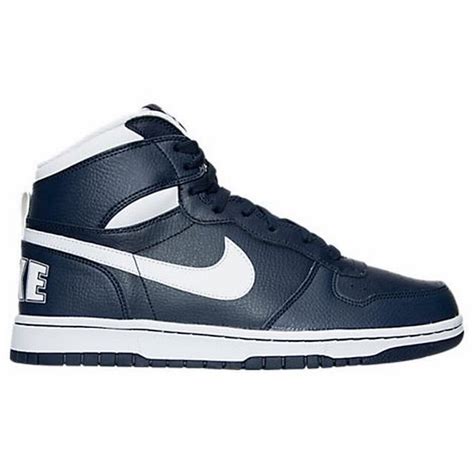 Nike - Nike Men's Big High Basketball Shoe Midnight Navy/White (12 D(M ...