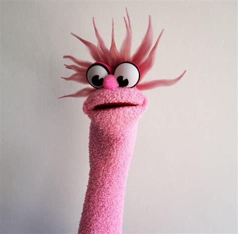 Crazy Sock Puppet Hand Puppet With Moving Mouth Fun & - Etsy