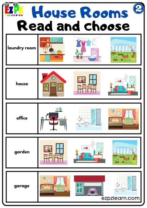 Rooms Of The House Vocabulary List Games4esl, 53% OFF