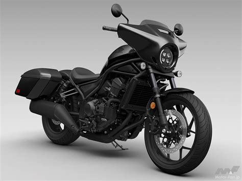 国内発売決定！新型ホンダ・レブル1100Tはハーフカウル＆サドルバッグ付のツアラー仕様【EICMA2022】 ｜ Motor-Fan ...