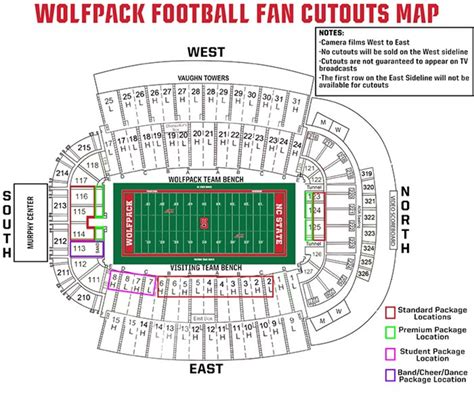 Nc State Wolfpack Football Stadium Seating Chart | Elcho Table