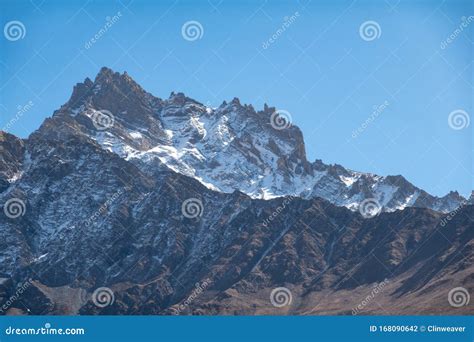 Jagged Peaks of the Himalayas Stock Photo - Image of wilderness ...