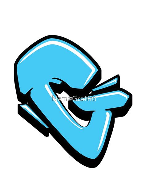 "Graffiti Letter G (Blue)" Kids T-Shirt for Sale by NameGraffiti | Redbubble