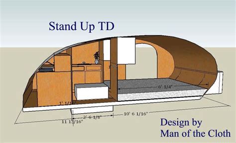 Teardrop Stand Up Inside | Teardrop camper plans, Teardrop camper ...