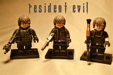 Leon Kennedy x3 Resident Evil Franchise, Resident Evil Leon, Lego Custom Minifigures, Lego ...