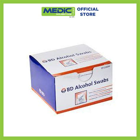 BD Alcohol Swabs 326894 100s [Bundle of 8] - (SKU:1659-8) | Doctor ...