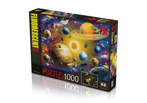 Puzzle Solar System Neon 1000, 1 000 pieces | Puzzle-USA.com