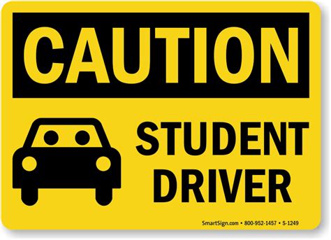 Student Driver Signs | Driver Education Car Signs