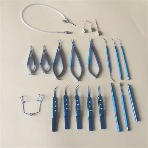 21pcs Intraocular Set Surgical Instrument Titanium Alloy Eye Ophthalmic ...