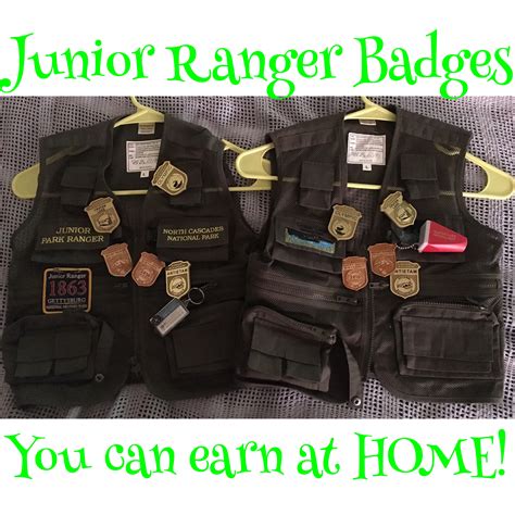 Junior Ranger Badges & a list of ones you can earn at HOME! - MisMashedMom