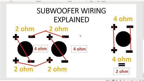 Subwoofer Wiring Options