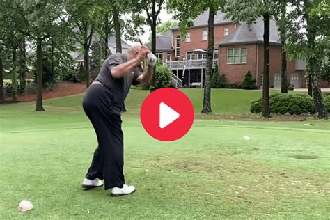 Charles Barkley Golf Swing: His Ugly Chop + Improved New Swing [VIDEO ...