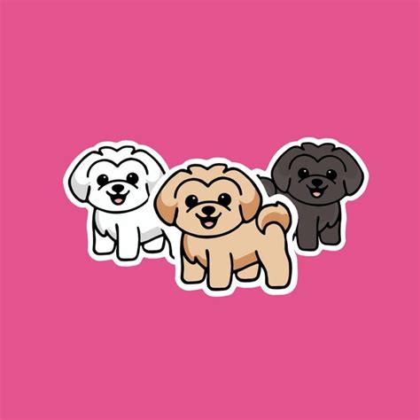 Shih Tzu Stickers - Etsy