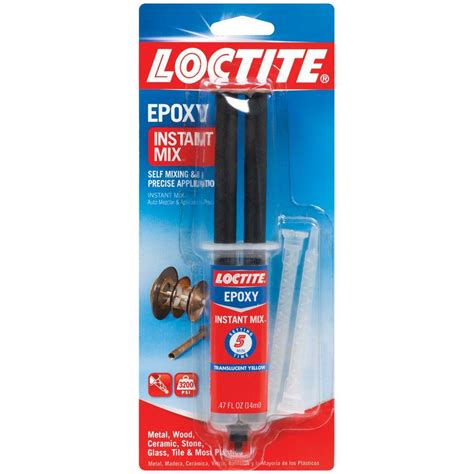 Loctite 0.47 fl. oz. Five Minute Instant Mix Epoxy-1365868 - The Home Depot